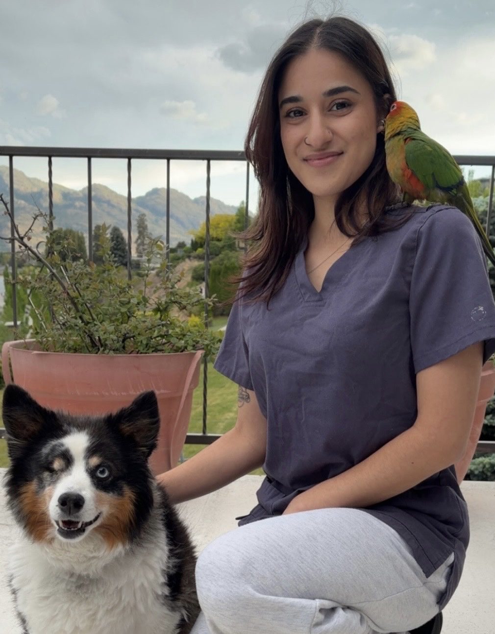West Kelowna vet clinic team member Shivani